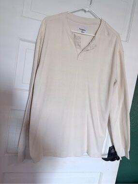 Goodfellow & Co Cream Long-Sleeve